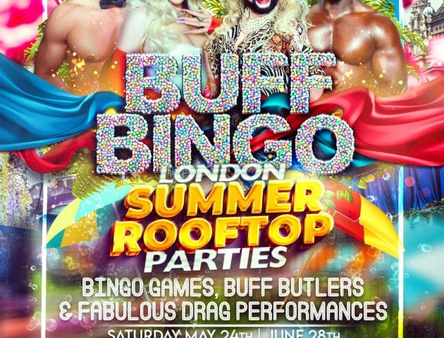 Buff Bingo Rooftop Summer Terrace Bottomless Drag Brunch – Vauxhall